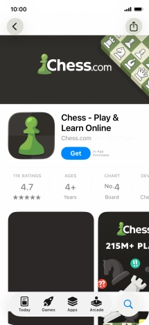 Press Get and follow the instructions on the screen to install the app.