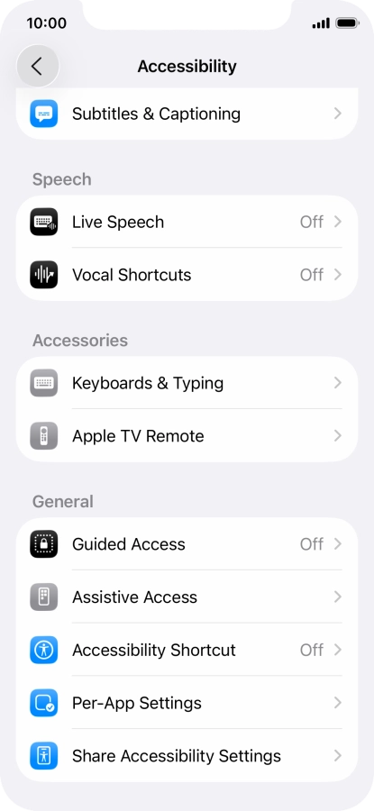 Press the required category below 