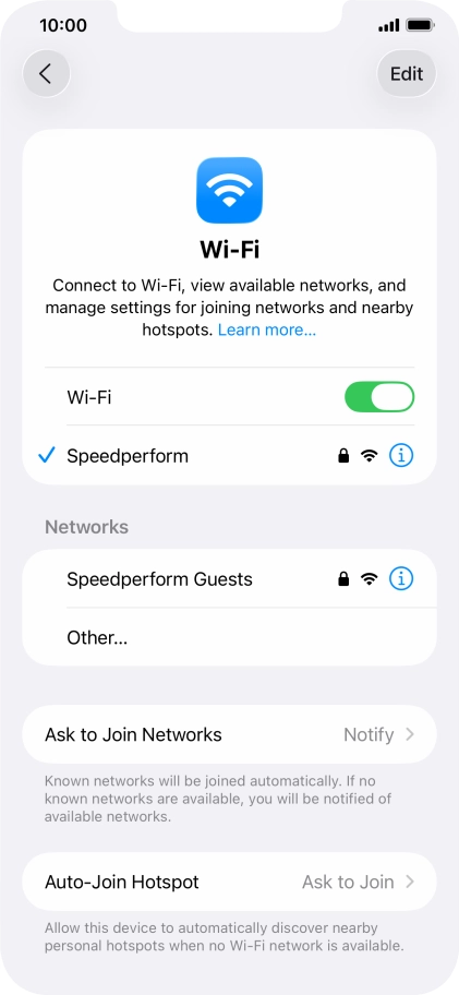Slide your finger upwards starting from the bottom of the screen to return to the home screen.