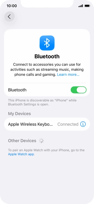 Slide your finger upwards starting from the bottom of the screen to return to the home screen.