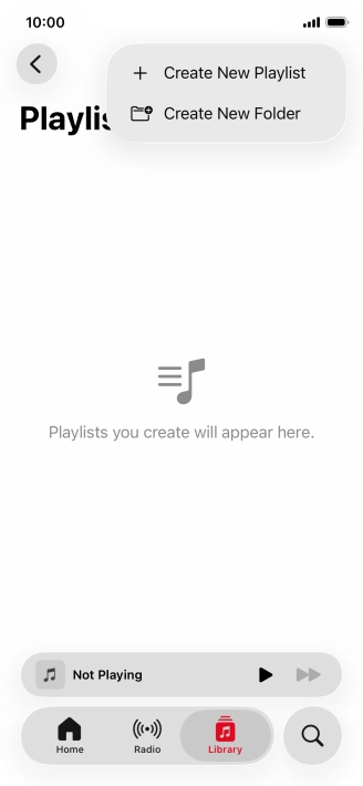 Press Create New Playlist.