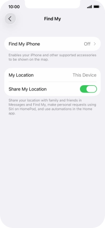 Press Find My iPhone.
