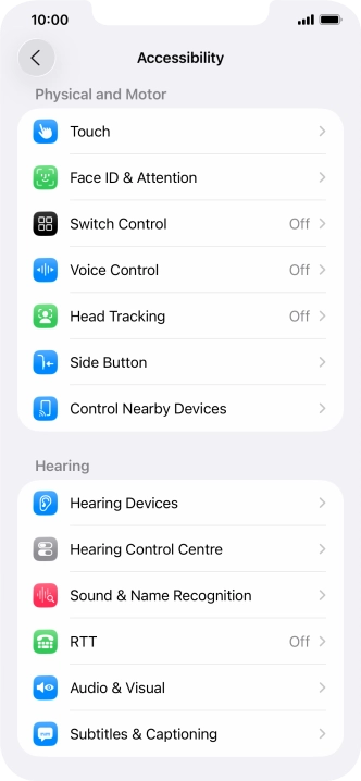 Press the required category below 