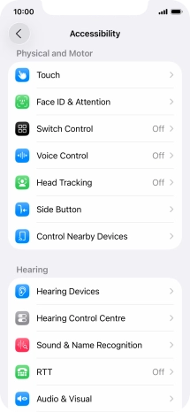 Press the required category below 