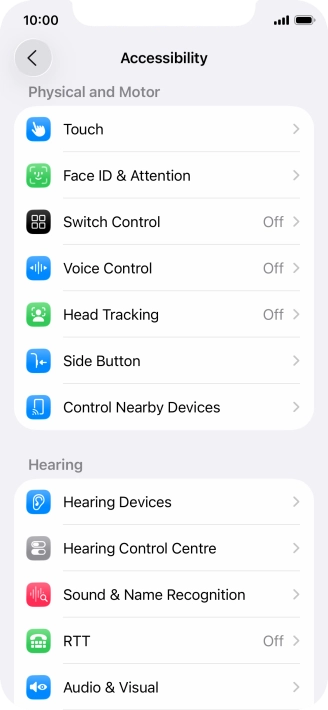 Press the required category below 
