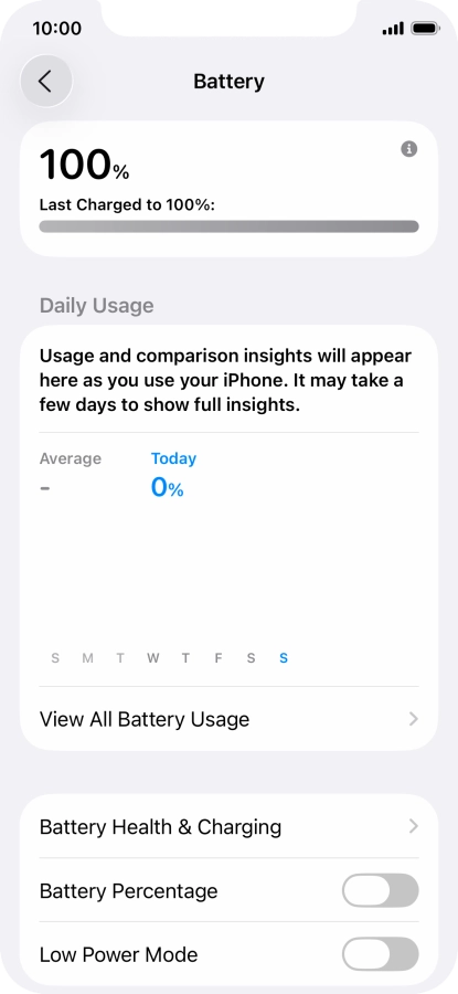 Press Battery Health & Charging.