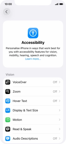 Press the required category below 