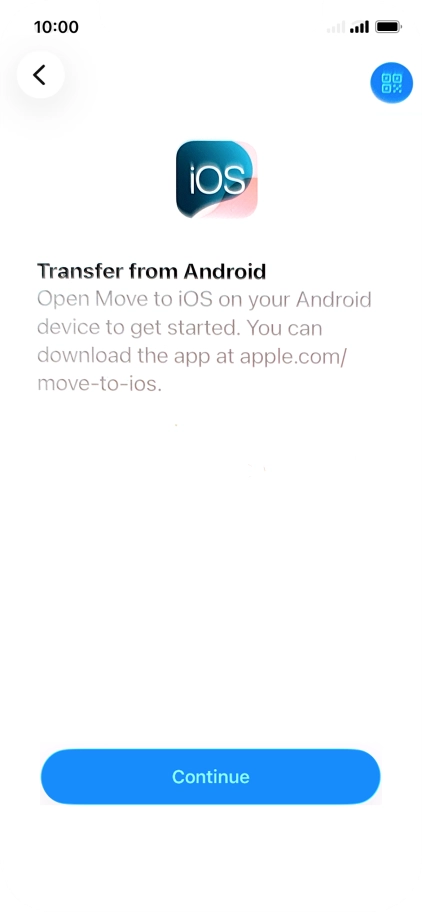 To transfer content to your phone, you need to install the app 