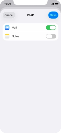 Press Save. Your email account has now been set up. To select more settings for incoming and outgoing server, proceed with the following steps.