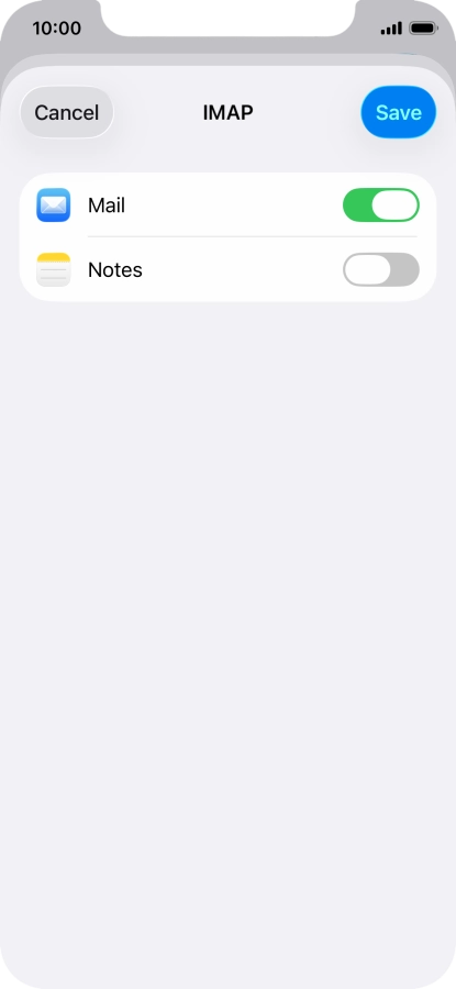 Press Save. Your email account has now been set up. To select more settings for incoming and outgoing server, proceed with the following steps.