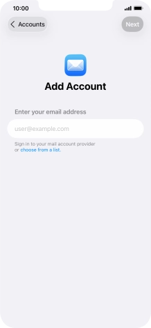 Press the field below 