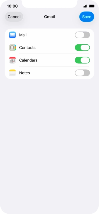 If this screen is displayed, you email account has been recognised and set up automatically. Follow the instructions on the screen to key in more information and finish setting up your email account.