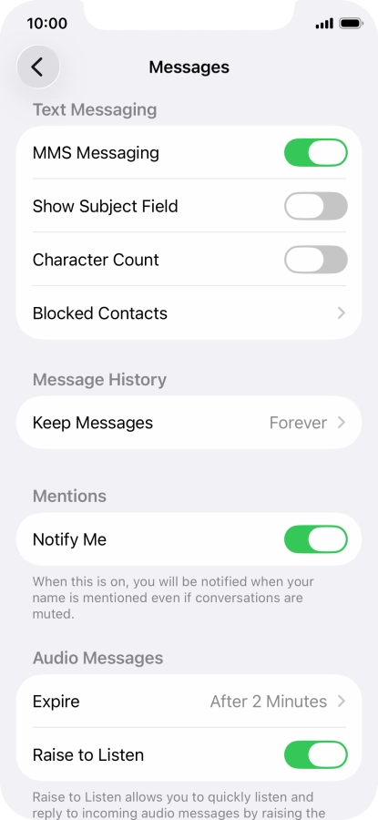 Slide your finger upwards starting from the bottom of the screen to return to the home screen.