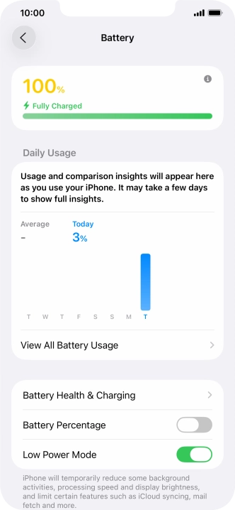 Slide your finger upwards starting from the bottom of the screen to return to the home screen.