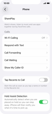 Press Wi-Fi Calling.