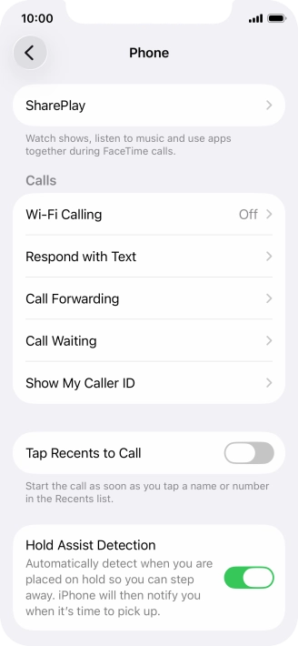 Press Wi-Fi Calling.