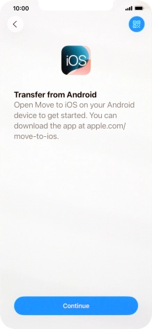 To transfer content to your phone, you need to install the app 