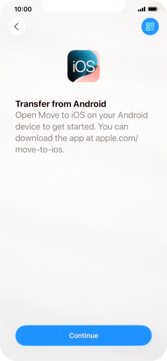 To transfer content to your phone, you need to install the app 
