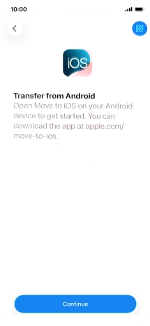 To transfer content to your phone, you need to install the app 