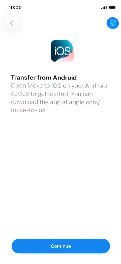 To transfer content to your phone, you need to install the app 
