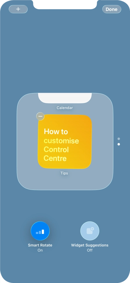 Press Smart Rotate to turn the function on or off.