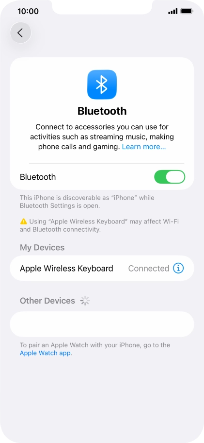 Slide your finger upwards starting from the bottom of the screen to return to the home screen.
