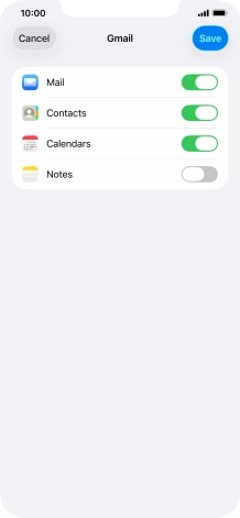 If this screen is displayed, you email account has been recognised and set up automatically. Follow the instructions on the screen to key in more information and finish setting up your email account.