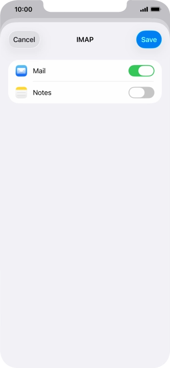 Press Save. Your email account has now been set up. To select more settings for incoming and outgoing server, proceed with the following steps.