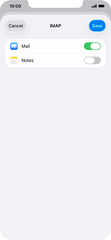 Press Save. Your email account has now been set up. To select more settings for incoming and outgoing server, proceed with the following steps.