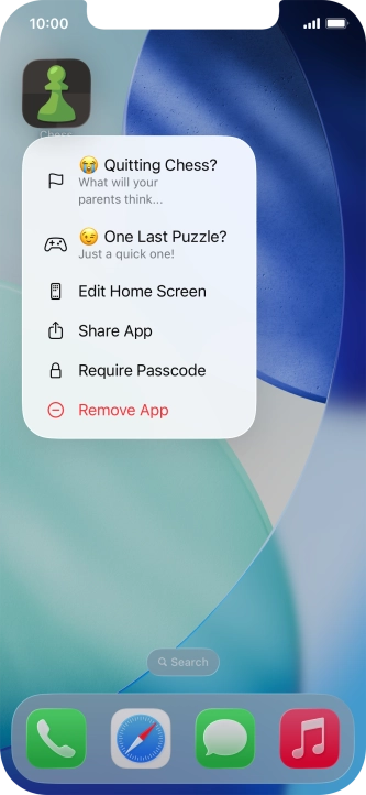 Press Require Passcode.