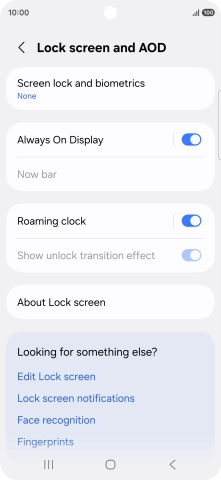 Press the Home key to return to the home screen.