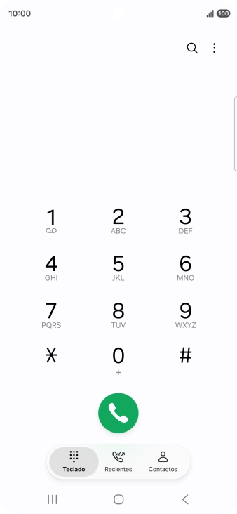 Pulsa el icono de menú.