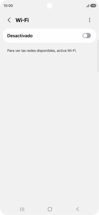 Pulsa el indicador para activar la función.