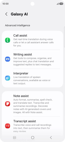 More examples of Galaxy AI usage are now displayed.