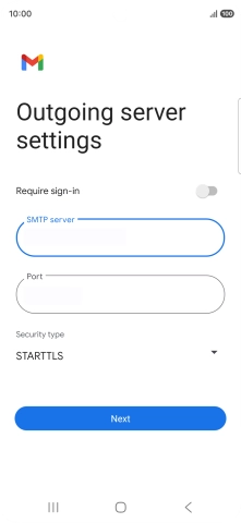 Press the field below 