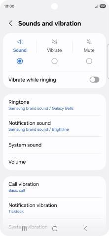 Press Ringtone.