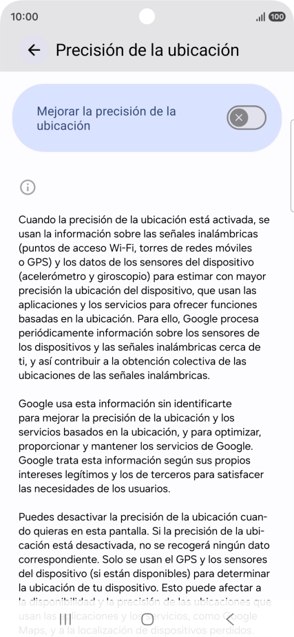 Si pulsas el indicador junto a 