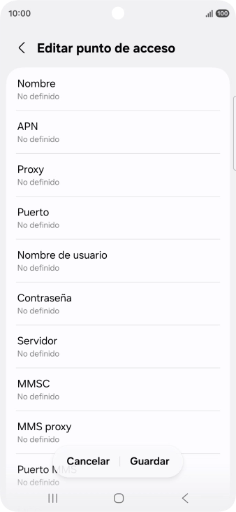 Pulsa Nombre.