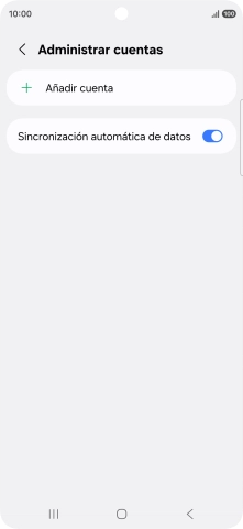 Pulsa Añadir cuenta.