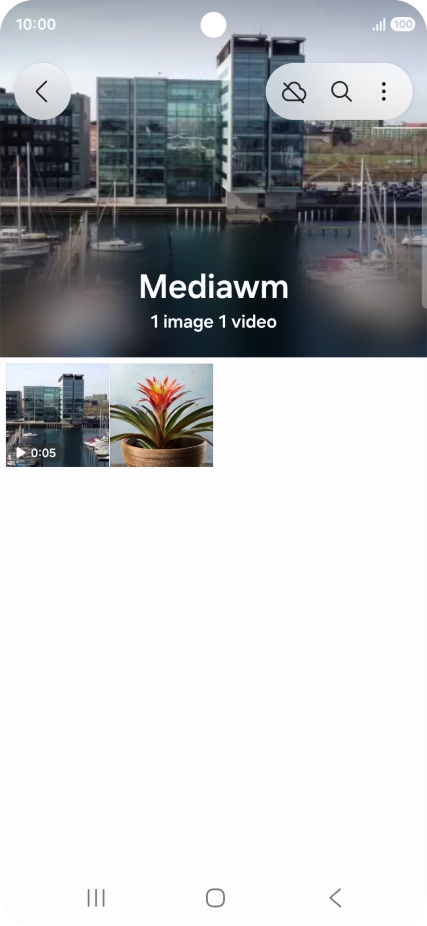 Press and hold any picture or video.