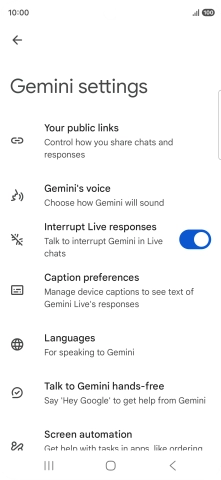 Follow the instructions on the screen to select the required settings. Follow the instructions on the screen to select the required settings.