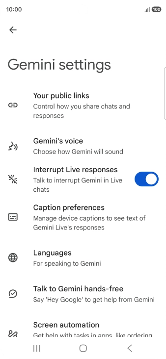 Follow the instructions on the screen to select the required settings. Follow the instructions on the screen to select the required settings.