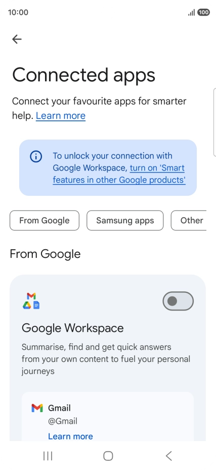 Press the indicator next to the required extension to turn on the function. Press the indicator next to the required extension to turn on the function.