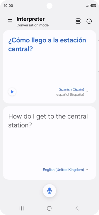 Follow the instructions on the screen to select the required language settings and use the function.