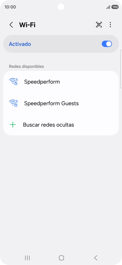 Pulsa la red wifi deseada.