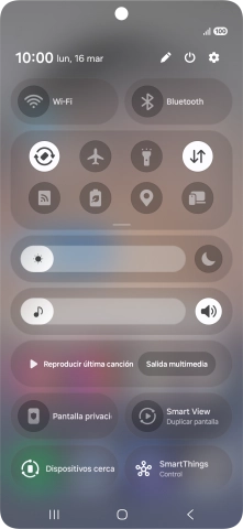 Pulsa el icono de ajustes.