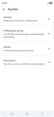 Pulsa Preferencias de red.