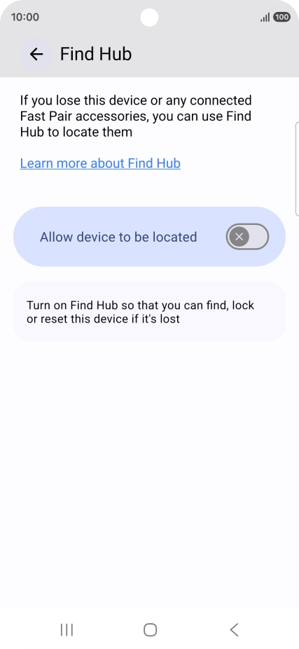 Press the indicator next to Press the indicator next to