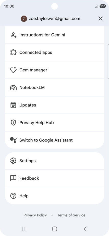 Press Settings. Press Settings.