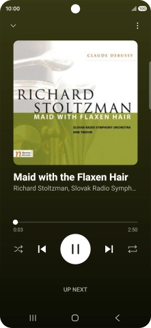 Press arrow right to go to the next audio file. Press arrow right to go to the next audio file.